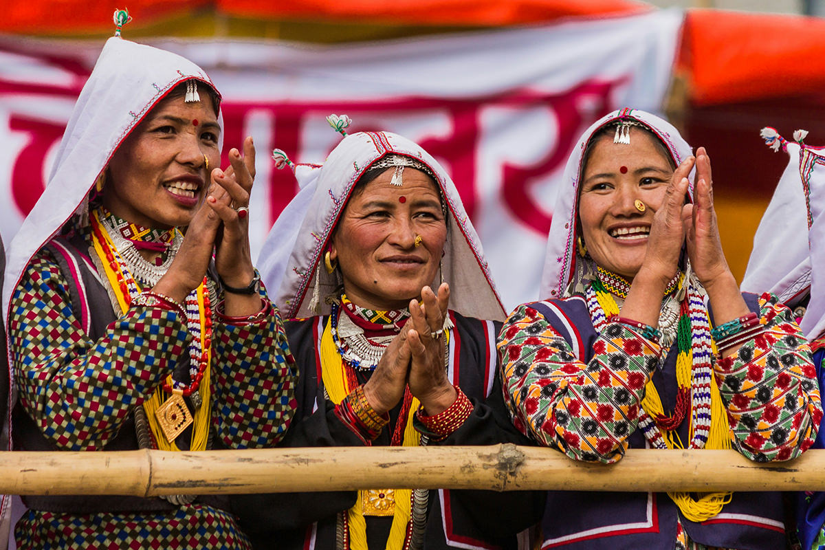Traditional Tharu cultural performance
